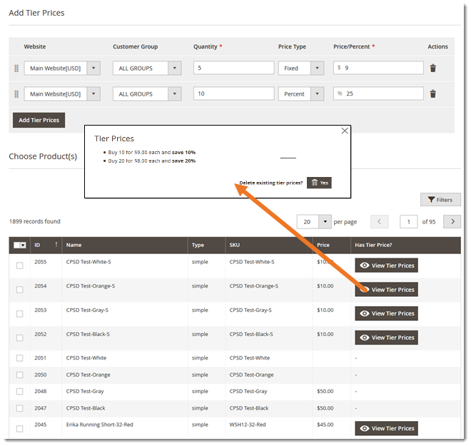 Best4Mage Configurable Products Tier Price Import