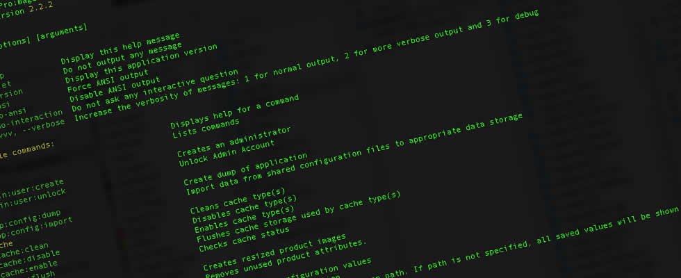 Usefull Magento 2 CLI commands